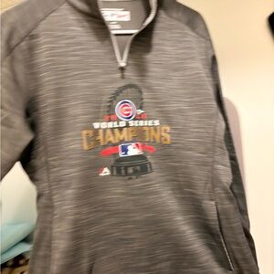 Majestic Black World Series Champions Men's Zip Up Sweater